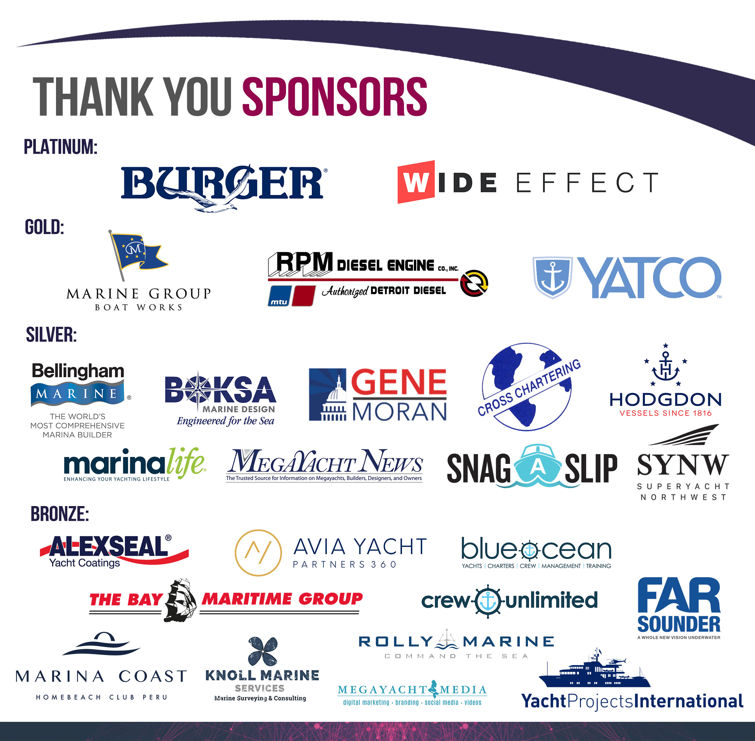 Superyacht Summit Sponsors