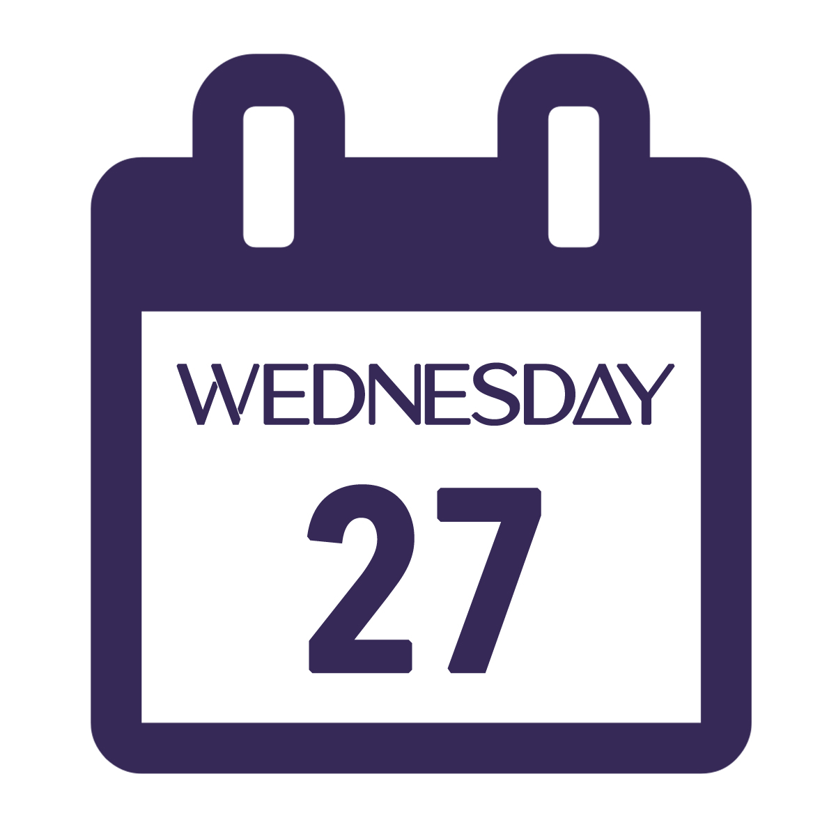 Calendar Image_Wednesday Calendar Image - Wed 27