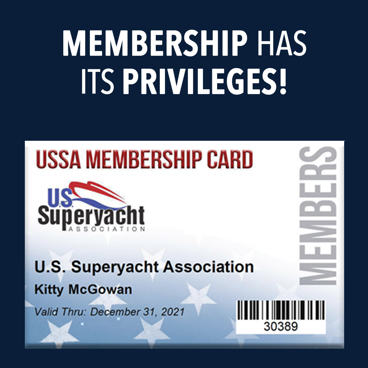 USSA Membership Card Button membership card