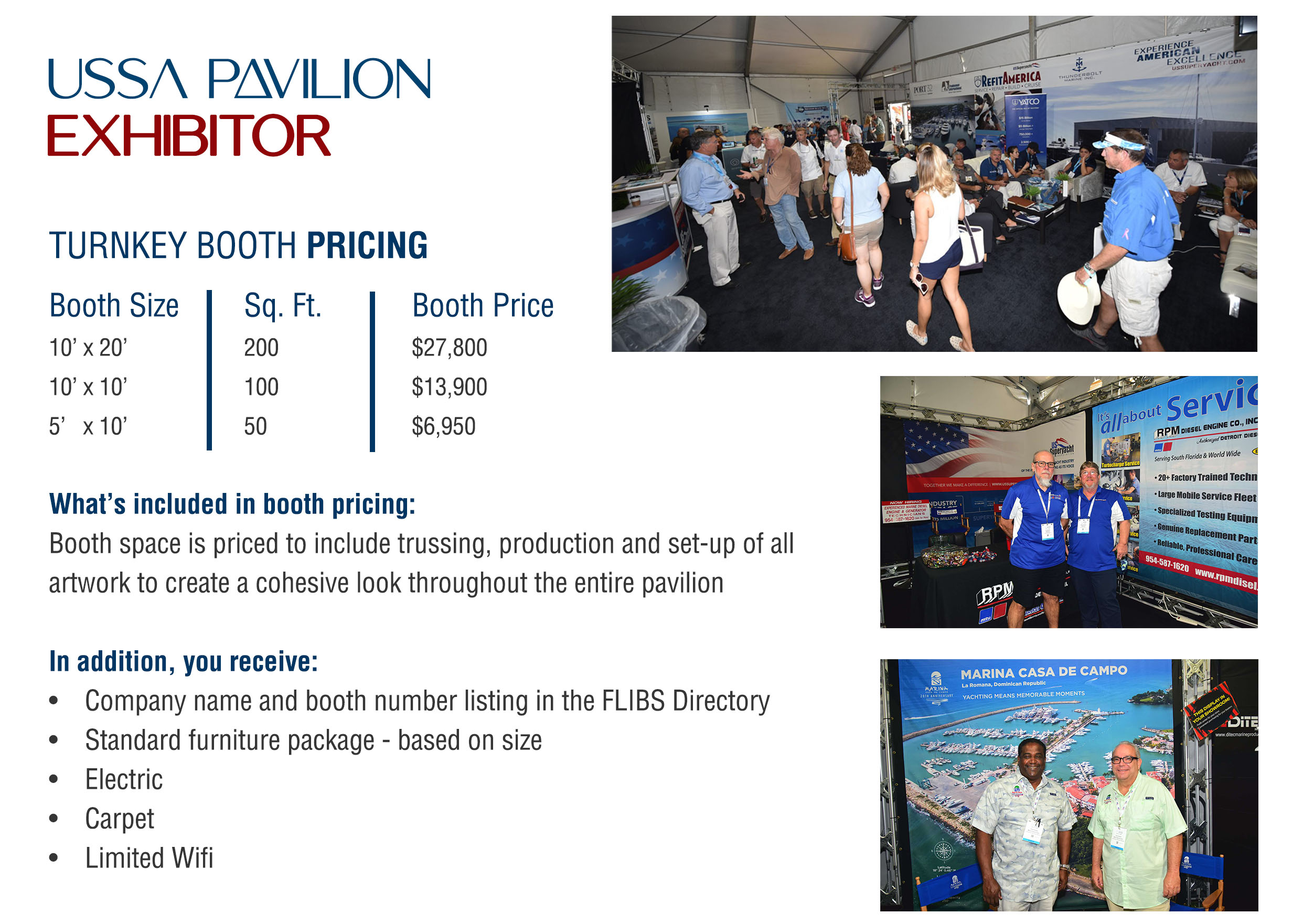 FLIBS Booth Pricing and benefits