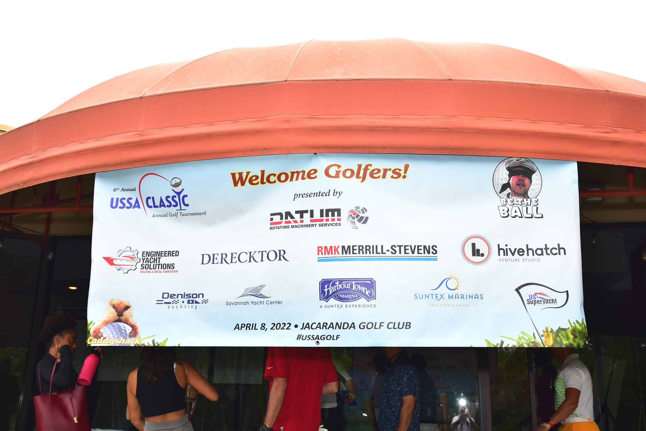 2022 Golf - DSC_0061 Sponsor banner - all sponsors