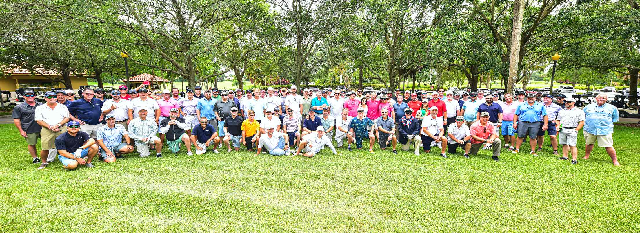 2022 Golf - DSC_0144 2 Group Shot of entire tournament crowd