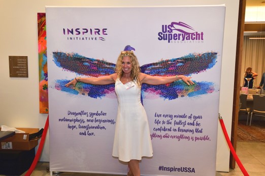 Picture_Dragonfly Backdrop Woman in front of dragonfly backdrop